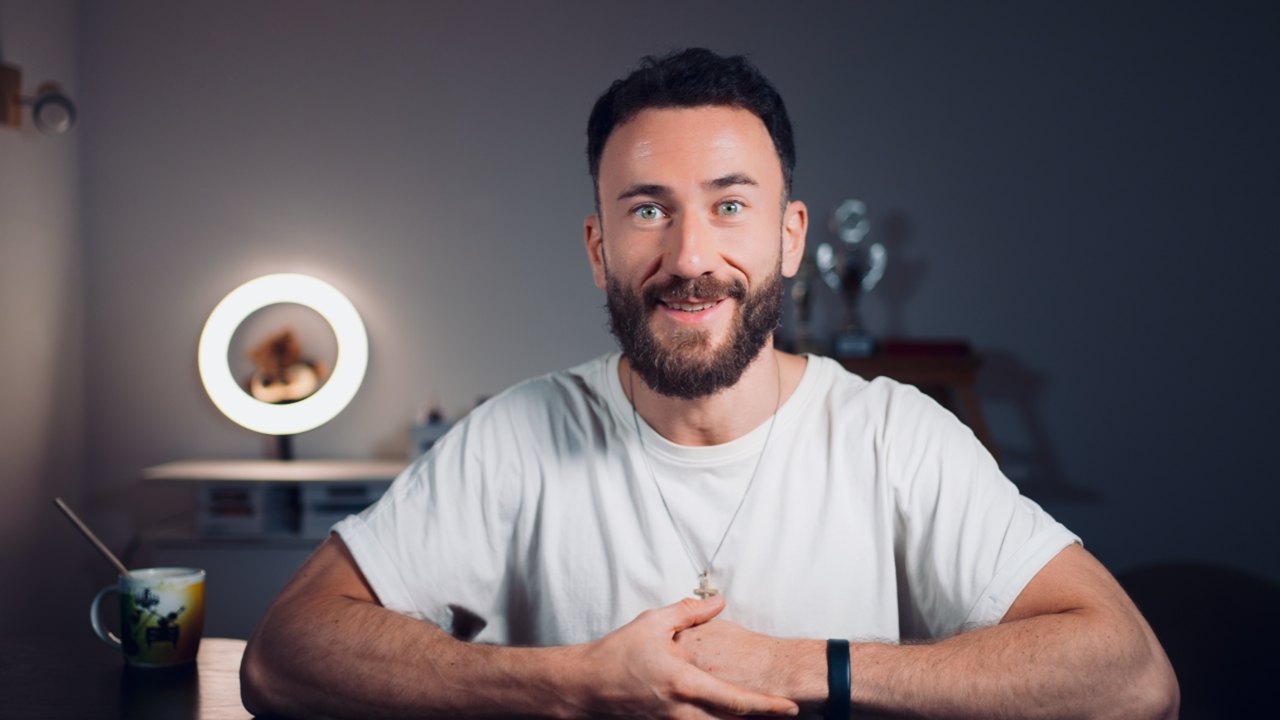 Carlo vor der Kamera